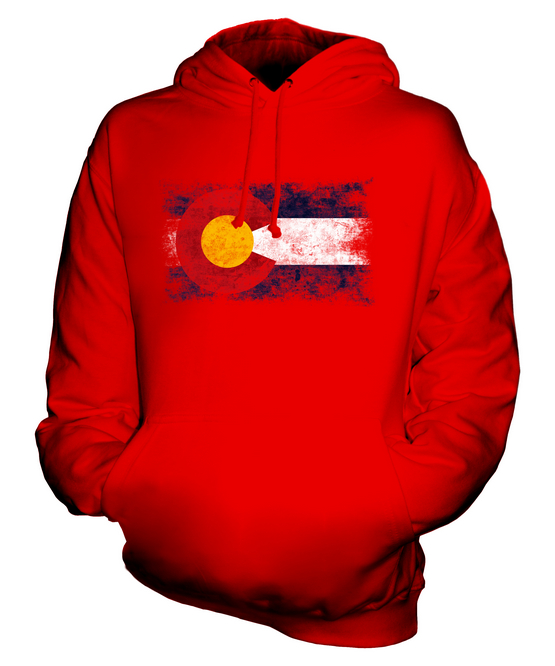 BUNDESSTAAT COLORADO WEINLESE FLAGGE UNISEX KAPUZENPULLOVER HOODIE HERREN DAMEN - 第 7/16 張圖片