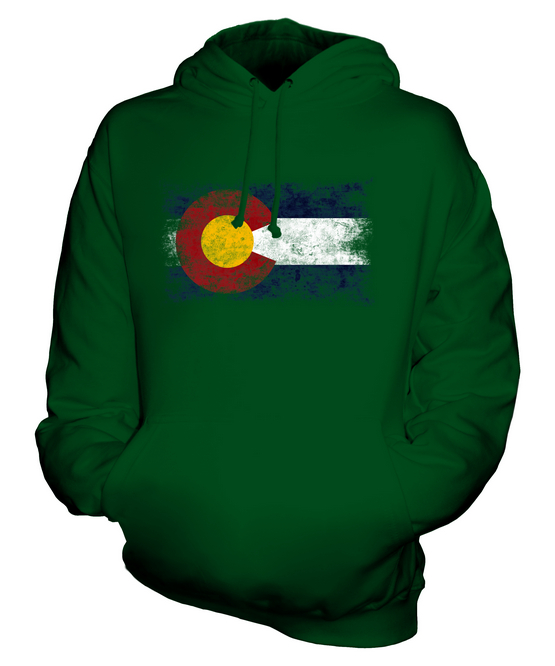 BUNDESSTAAT COLORADO WEINLESE FLAGGE UNISEX KAPUZENPULLOVER HOODIE HERREN DAMEN - 第 11/16 張圖片