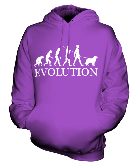 AUSTRALIAN SHEPHERD EVOLUTION OF MAN UNISEX HOODIE MENS WOMENS LADIES DOG GIFT