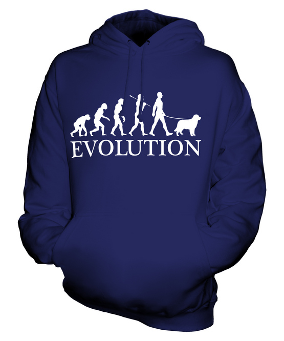 AUSTRALIAN SHEPHERD EVOLUTION OF MAN UNISEX HOODIE MENS WOMENS LADIES DOG GIFT