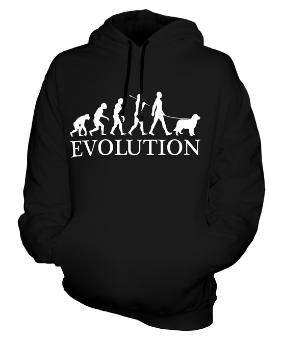 AUSTRALIAN SHEPHERD EVOLUTION OF MAN UNISEX HOODIE MENS WOMENS LADIES DOG GIFT