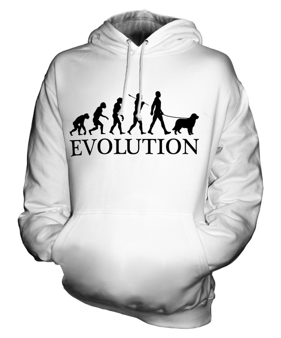 AUSTRALIAN SHEPHERD EVOLUTION OF MAN UNISEX HOODIE MENS WOMENS LADIES DOG GIFT