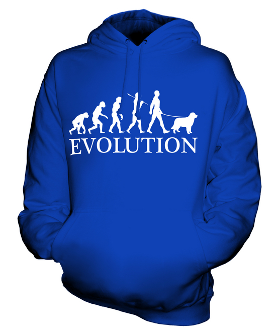 AUSTRALIAN SHEPHERD EVOLUTION OF MAN UNISEX HOODIE MENS WOMENS LADIES DOG GIFT