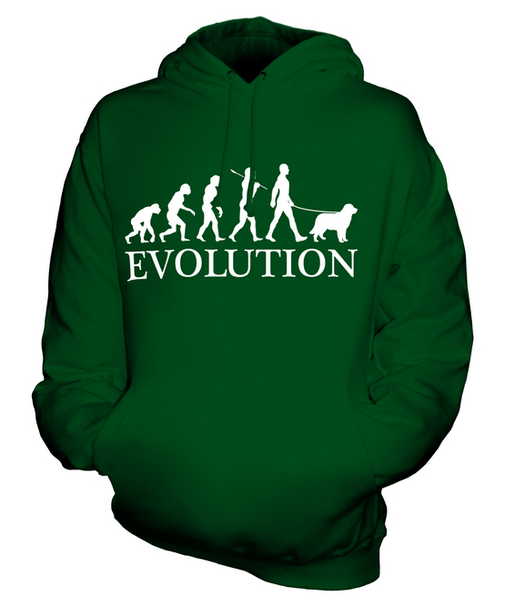 AUSTRALIAN SHEPHERD EVOLUTION OF MAN UNISEX HOODIE MENS WOMENS LADIES DOG GIFT