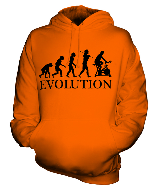 FAHRRADERGOMETER EVOLUTION DES MENSCHEN UNISEX KAPUZENPULLOVER HERREN DAMEN - Bild 8 von 16