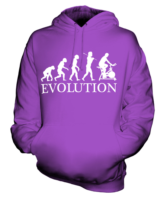 FAHRRADERGOMETER EVOLUTION DES MENSCHEN UNISEX KAPUZENPULLOVER HERREN DAMEN - Bild 15 von 16