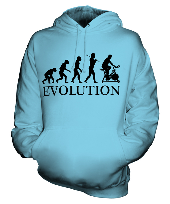 FAHRRADERGOMETER EVOLUTION DES MENSCHEN UNISEX KAPUZENPULLOVER HERREN DAMEN - Bild 13 von 16