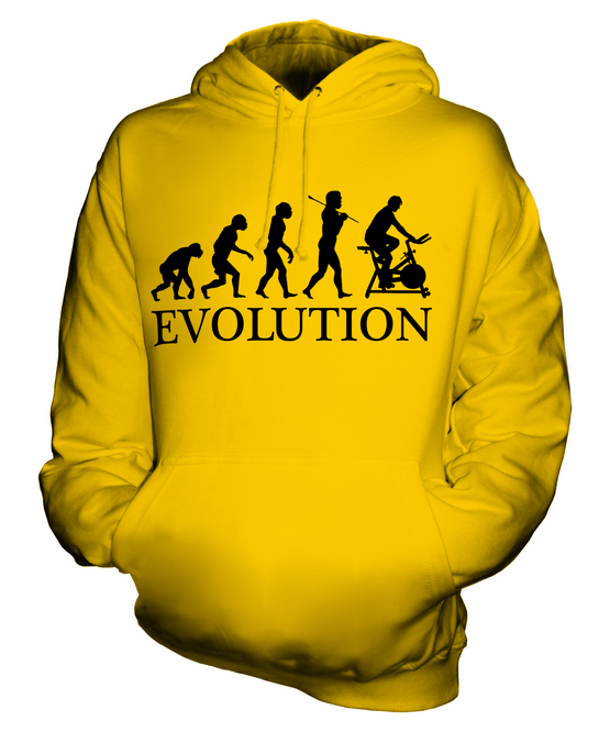 FAHRRADERGOMETER EVOLUTION DES MENSCHEN UNISEX KAPUZENPULLOVER HERREN DAMEN - Bild 9 von 16