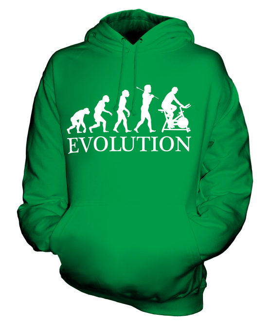 FAHRRADERGOMETER EVOLUTION DES MENSCHEN UNISEX KAPUZENPULLOVER HERREN DAMEN - Bild 10 von 16