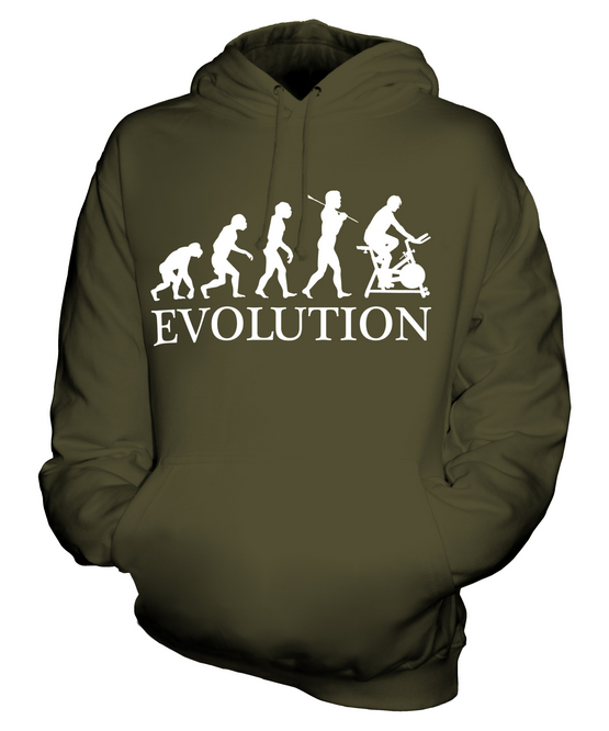 FAHRRADERGOMETER EVOLUTION DES MENSCHEN UNISEX KAPUZENPULLOVER HERREN DAMEN - Bild 12 von 16