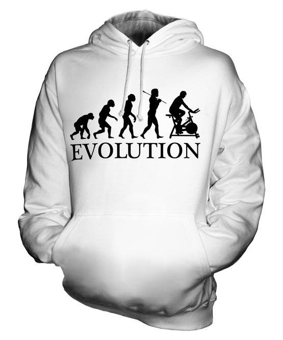 FAHRRADERGOMETER EVOLUTION DES MENSCHEN UNISEX KAPUZENPULLOVER HERREN DAMEN - Bild 2 von 16