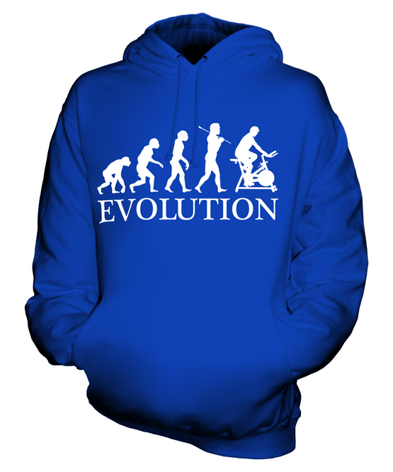 FAHRRADERGOMETER EVOLUTION DES MENSCHEN UNISEX KAPUZENPULLOVER HERREN DAMEN - Bild 14 von 16
