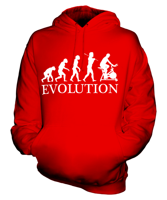 FAHRRADERGOMETER EVOLUTION DES MENSCHEN UNISEX KAPUZENPULLOVER HERREN DAMEN - Bild 7 von 16