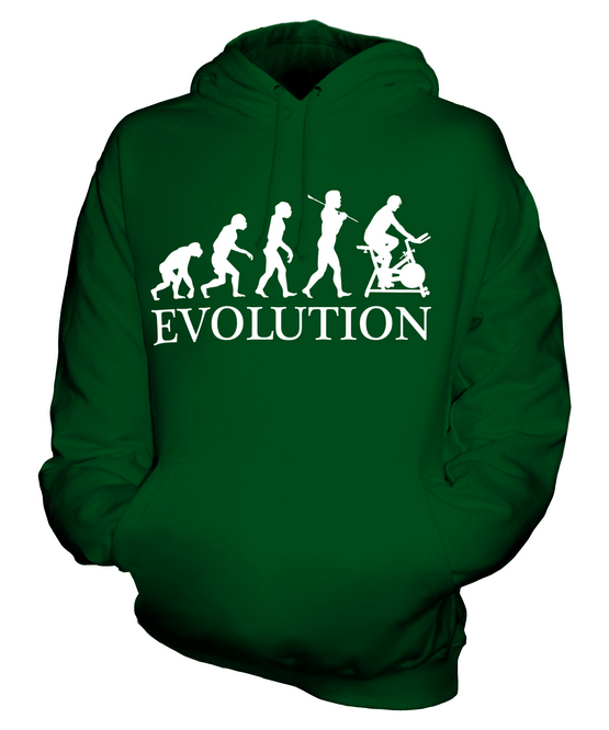 FAHRRADERGOMETER EVOLUTION DES MENSCHEN UNISEX KAPUZENPULLOVER HERREN DAMEN - Bild 11 von 16