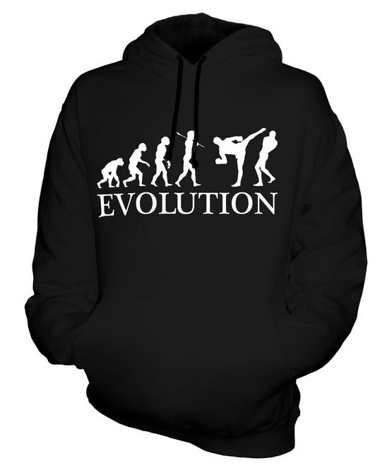 MMA FIGHTER (MALE) EVOLUTION OF MAN UNISEX HOODIE MENS WOMENS LADIES GIFT
