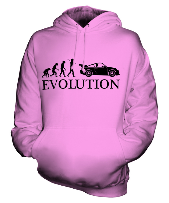SPORTSWAGEN EVOLUTION DES MENSCHEN UNISEX KAPUZENPULLOVER HOODIE HERREN DAMEN - 第 16/16 張圖片