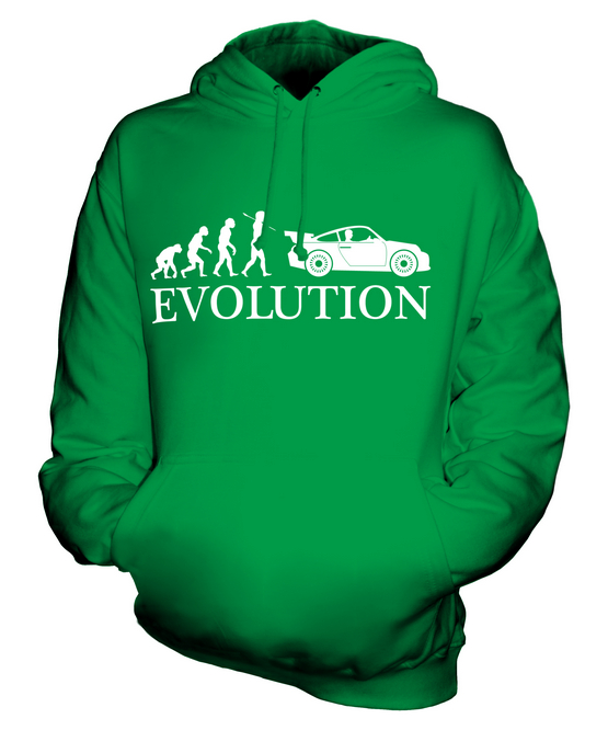 SPORTSWAGEN EVOLUTION DES MENSCHEN UNISEX KAPUZENPULLOVER HOODIE HERREN DAMEN - 第 10/16 張圖片