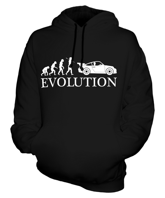SPORTSWAGEN EVOLUTION DES MENSCHEN UNISEX KAPUZENPULLOVER HOODIE HERREN DAMEN - 第 3/16 張圖片