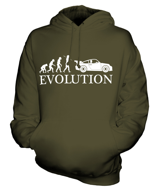 SPORTSWAGEN EVOLUTION DES MENSCHEN UNISEX KAPUZENPULLOVER HOODIE HERREN DAMEN - 第 12/16 張圖片