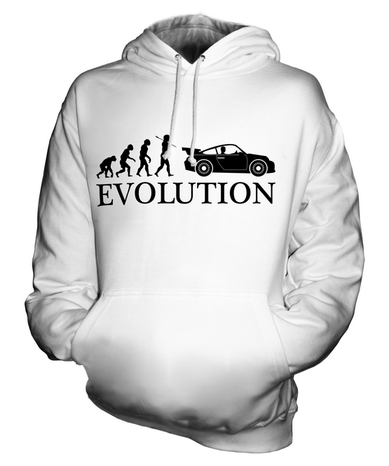 SPORTSWAGEN EVOLUTION DES MENSCHEN UNISEX KAPUZENPULLOVER HOODIE HERREN DAMEN - 第 2/16 張圖片