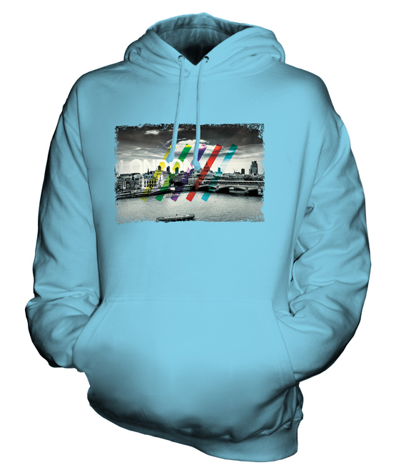 LONDON SKYLINE UNISEX HOODIE TOP GIFT ENGLAND ARCHITECTURE LONDON SKYLINE UNISEX HOODIE TOP GIFT ENGLAND ARCHITECTURE