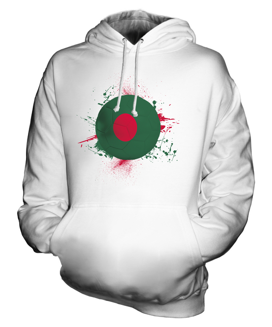 BANGLADESH FOOTBALL UNISEX HOODIE TOP GIFT WORLD CUP SPORT