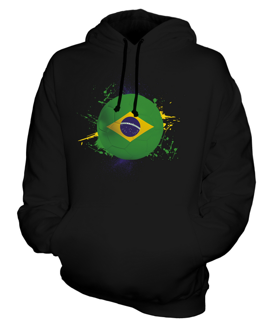 BRAZIL FOOTBALL UNISEX HOODIE TOP GIFT WORLD CUP SPORT | eBay