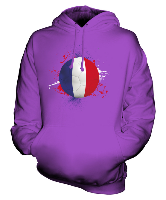 KiarenzaFD Sweat Shirt a Capuche Bicolore Hommes National Sportif France Francia 15 Football Sport Europe Gallo 1 Streetwear