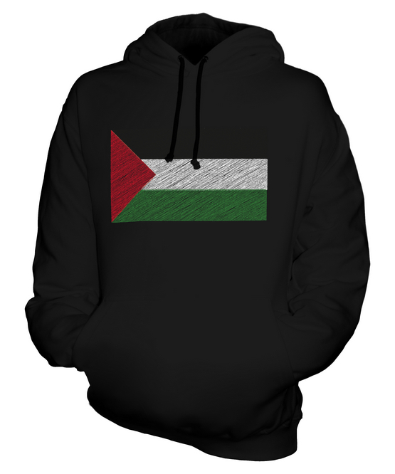 PALESTINE SCRIBBLE FLAG UNISEX HOODIE TOP GIFT FILAST?N PALESTINIAN | eBay