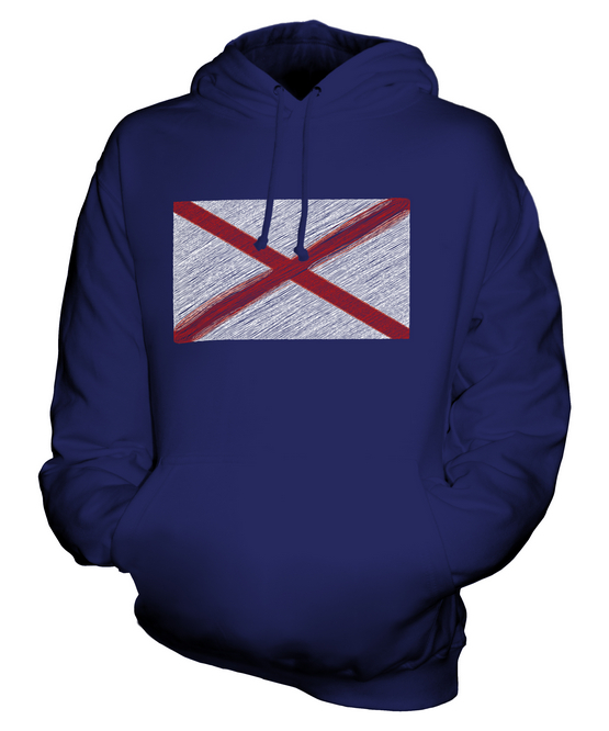 ALABAMA STATE SCRIBBLE FLAG UNISEX HOODIE TOP GESCHENK ALABAMIAN ALABAMAN - Bild 5 von 16