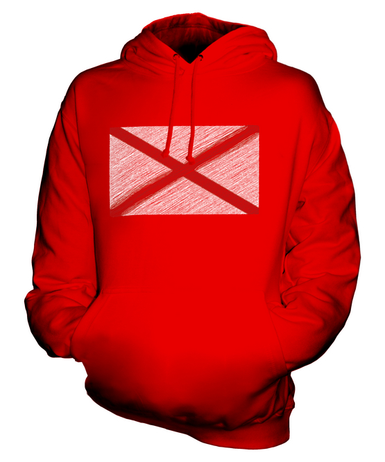 ALABAMA STATE SCRIBBLE FLAG UNISEX HOODIE TOP GESCHENK ALABAMIAN ALABAMAN - Bild 7 von 16