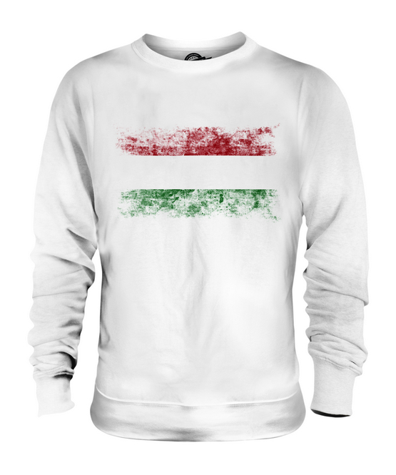 HUNGARY DISTRESSED FLAG UNISEX SWEATER TOP MAGYARORSZAG MAGYAR HUNGARIAN SHIRT
