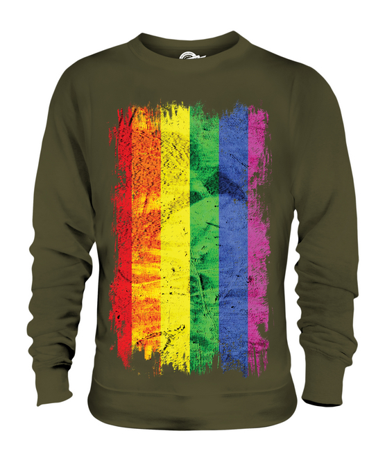 トップス Xander Zhou Rainbow Sweat Shirt 61Fe4sqCe1L._UY350_.jpg