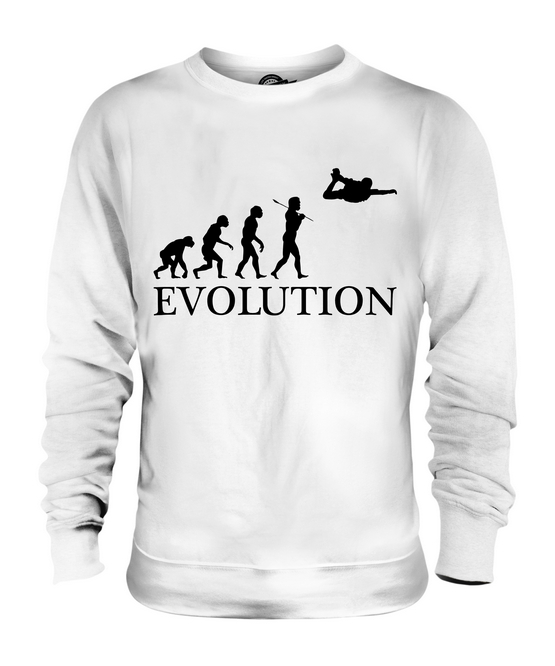 Womens Long Hoodie Evolution Skydiving Womens Pullover Sweatshirt Tops