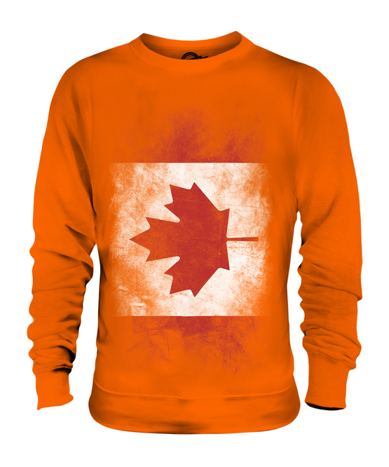 Faded Canada Canadian Flag Unisex Sweater Mesh Football Jersey Gift | eBay