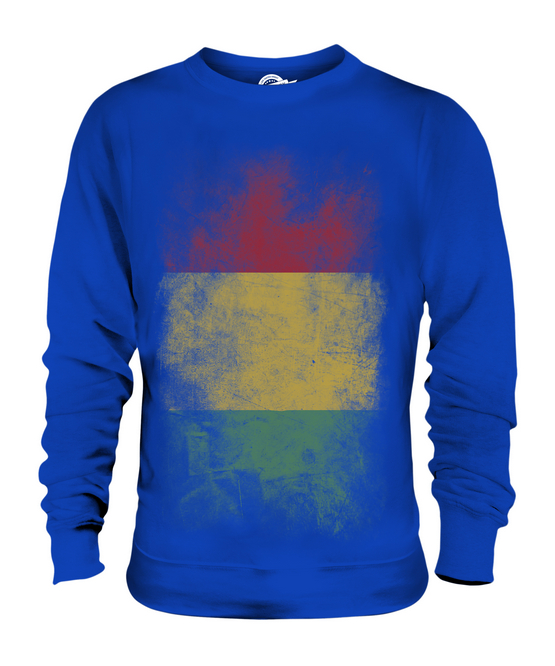 GUINEA FADED FLAG UNISEX SWEATER TOP GUINÉE GUINEAN GINE SHIRT