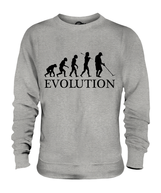 Evolution Of Man Unisex Sweater Mens Womens Ladies Gift Detecting