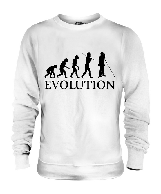 LAND SURVEYOR EVOLUTION OF MAN UNISEX SWEATER MENS WOMENS LADIES GIFT SURVEY