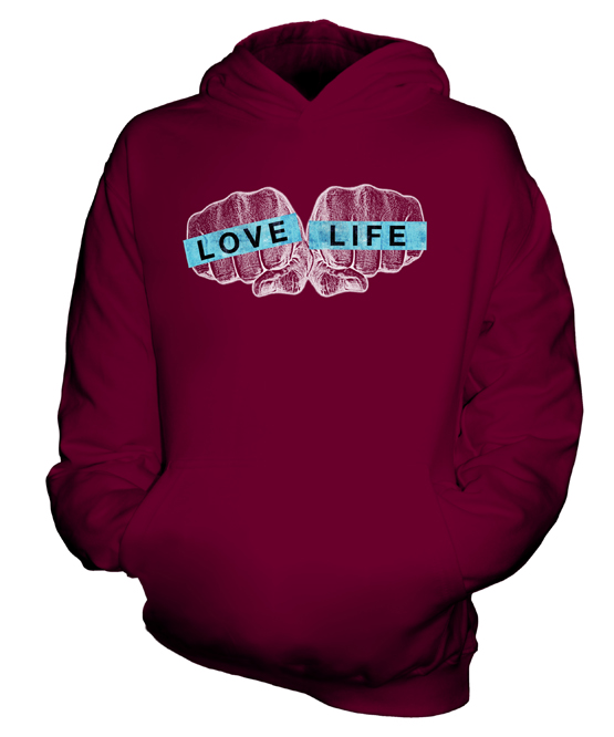 LOVE LIFE KIDS HOODIE PULLOVER HOODY BOYS GIRLS TODDLER - Picture 6 of 14
