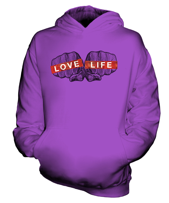 LOVE LIFE KIDS HOODIE PULLOVER HOODY BOYS GIRLS TODDLER - Picture 13 of 14