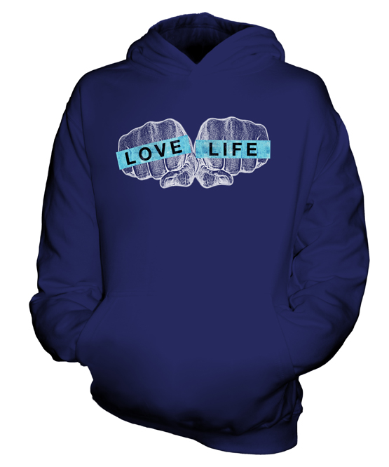 LOVE LIFE KIDS HOODIE PULLOVER HOODY BOYS GIRLS TODDLER - Picture 5 of 14