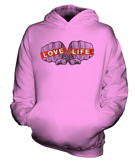 LOVE LIFE KIDS HOODIE PULLOVER HOODY BOYS GIRLS TODDLER - Picture 14 of 14