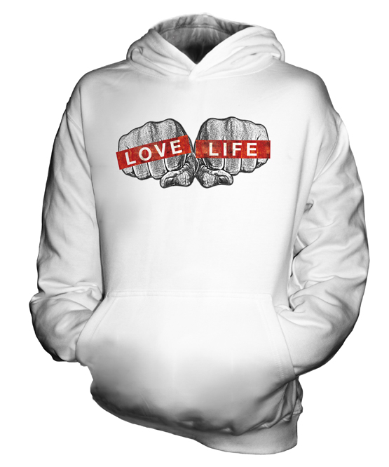 LOVE LIFE KIDS HOODIE PULLOVER HOODY BOYS GIRLS TODDLER - Picture 2 of 14