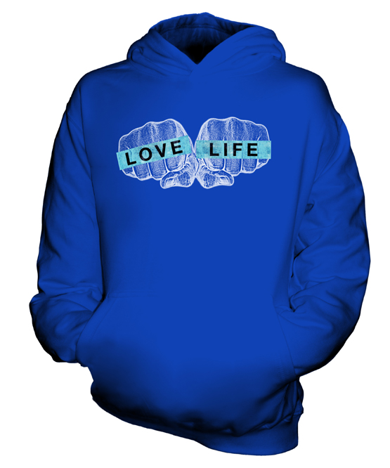 LOVE LIFE KIDS HOODIE PULLOVER HOODY BOYS GIRLS TODDLER - Picture 12 of 14