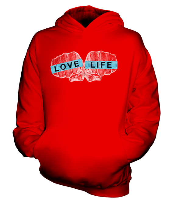 LOVE LIFE KIDS HOODIE PULLOVER HOODY BOYS GIRLS TODDLER - Picture 7 of 14