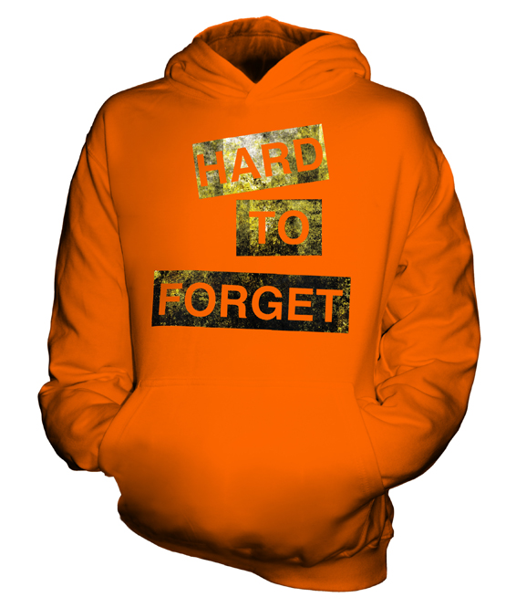 HARD TO FORGET KIDS HOODIE HOODY BOYS GIRLS TODDLER - Picture 8 of 14