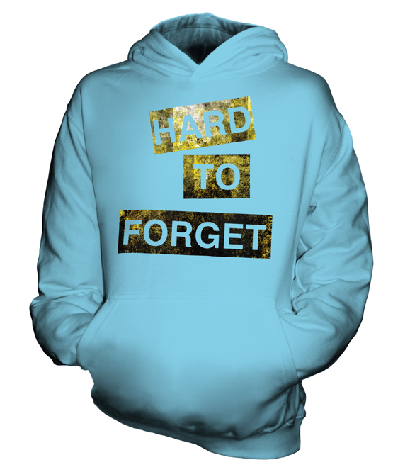 HARD TO FORGET KIDS HOODIE HOODY BOYS GIRLS TODDLER - Picture 11 of 14
