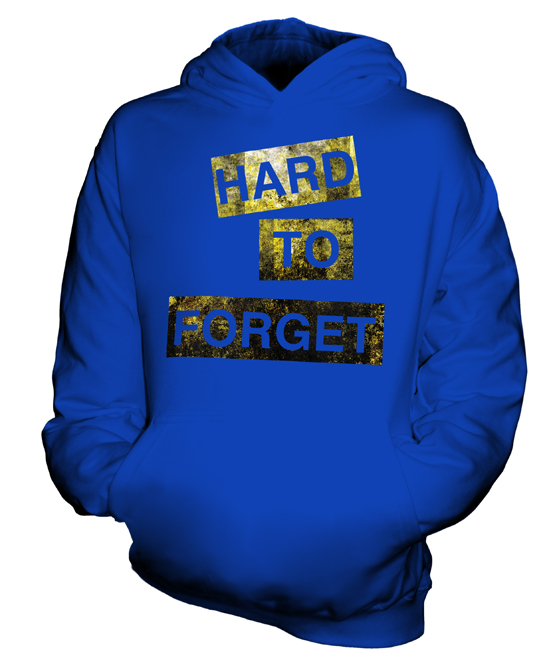 HARD TO FORGET KIDS HOODIE HOODY BOYS GIRLS TODDLER - Picture 12 of 14