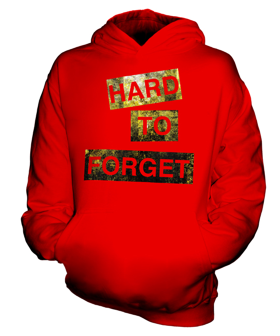 HARD TO FORGET KIDS HOODIE HOODY BOYS GIRLS TODDLER - Picture 7 of 14