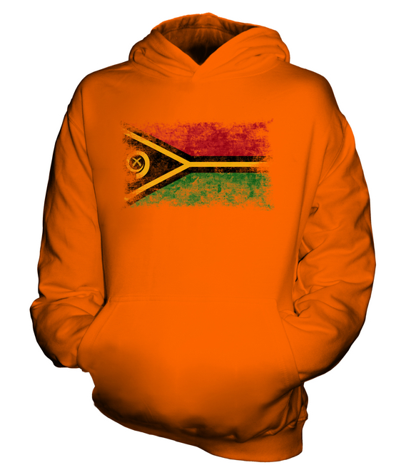VANUATU VINTAGE FLAG KIDS HOODIE HOODIE BOYS GIRLS TODDLER - Picture 8 of 14
